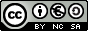 A oldbuttons style button displaying a creative commons license